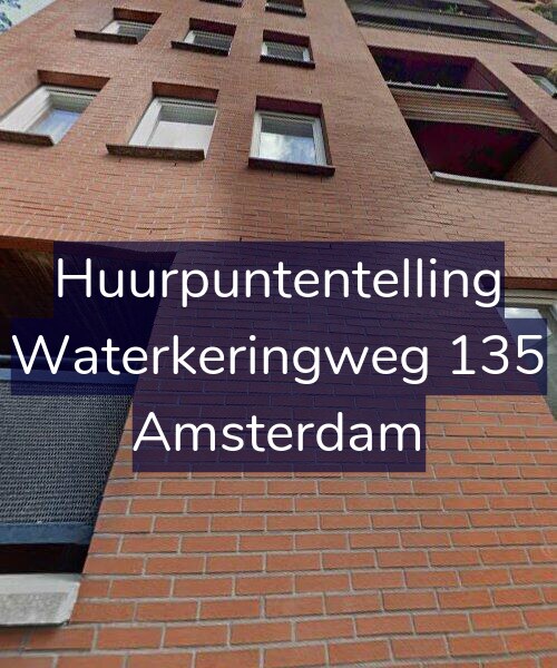 Foto gevel Huurpuntentelling voor Waterkeringweg 135, Amsterdam