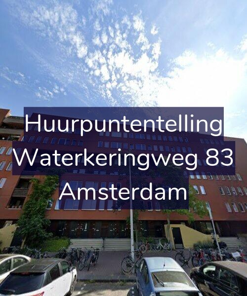 Foto gevel Huurpuntentelling voor Waterkeringweg 83, Amsterdam
