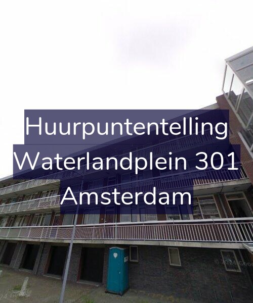 Foto gevel Huurpuntentelling voor Waterlandplein 301, Amsterdam