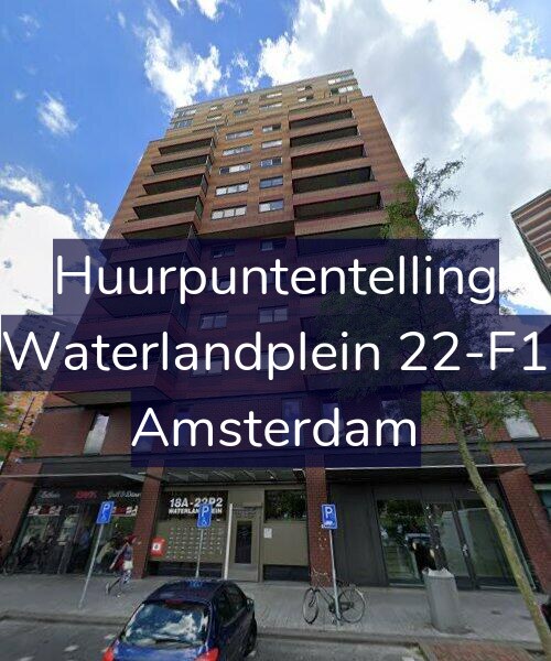 Foto gevel Huurpuntentelling voor Waterlandplein 22-F1, Amsterdam