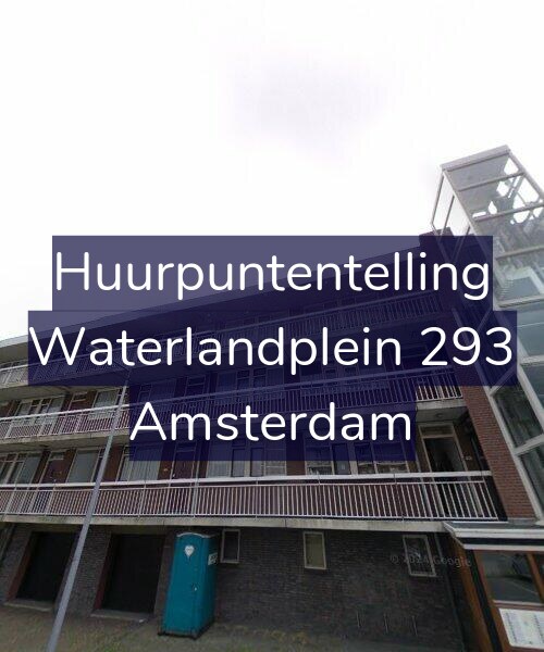 Foto gevel Huurpuntentelling voor Waterlandplein 293, Amsterdam