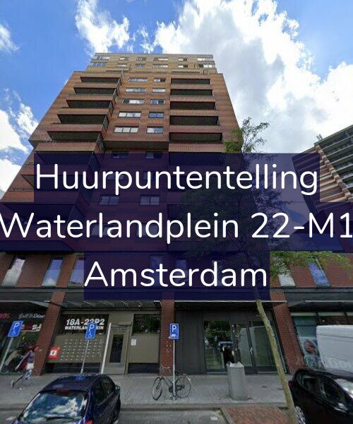 Foto gevel Huurpuntentelling voor Waterlandplein 22-M1, Amsterdam