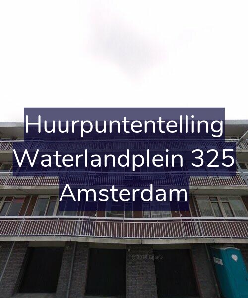 Foto gevel Huurpuntentelling voor Waterlandplein 325, Amsterdam
