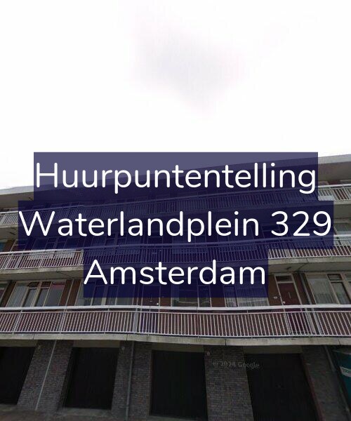 Foto gevel Huurpuntentelling voor Waterlandplein 329, Amsterdam