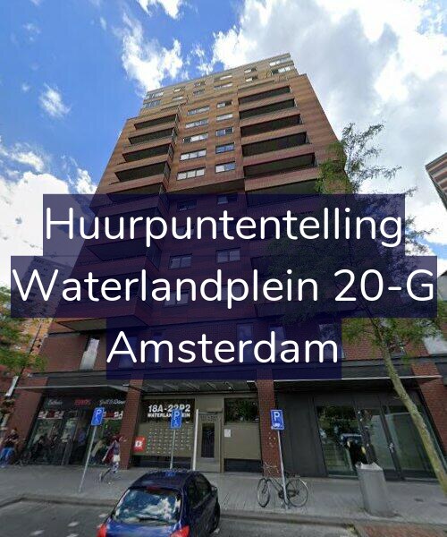Foto gevel Huurpuntentelling voor Waterlandplein 20-G, Amsterdam