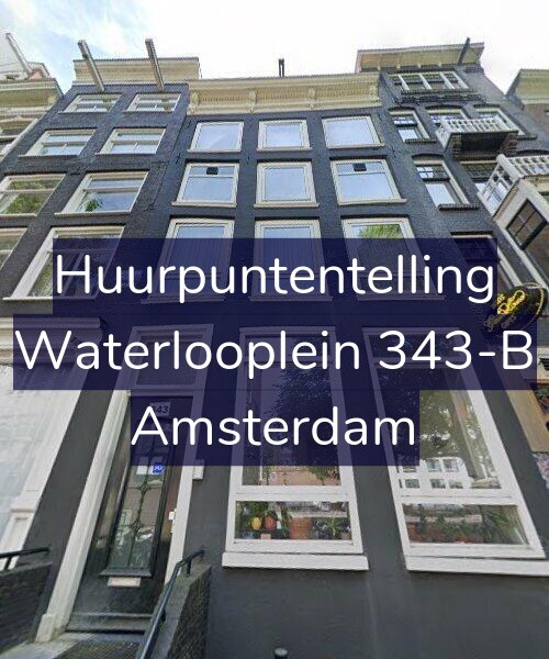 Foto gevel Huurpuntentelling voor Waterlooplein 343-B, Amsterdam