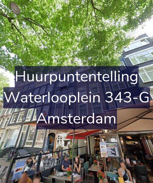 Foto gevel Huurpuntentelling voor Waterlooplein 343-G, Amsterdam