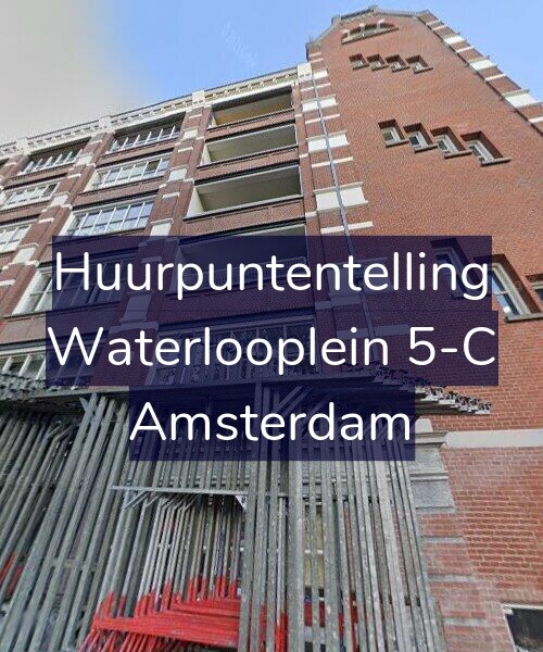 Foto gevel Huurpuntentelling voor Waterlooplein 5-C, Amsterdam