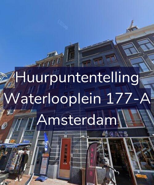 Foto gevel Huurpuntentelling voor Waterlooplein 177-A, Amsterdam