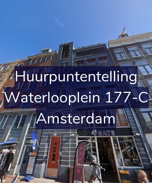 Foto gevel Huurpuntentelling voor Waterlooplein 177-C, Amsterdam