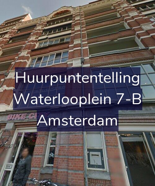 Foto gevel Huurpuntentelling voor Waterlooplein 7-B, Amsterdam