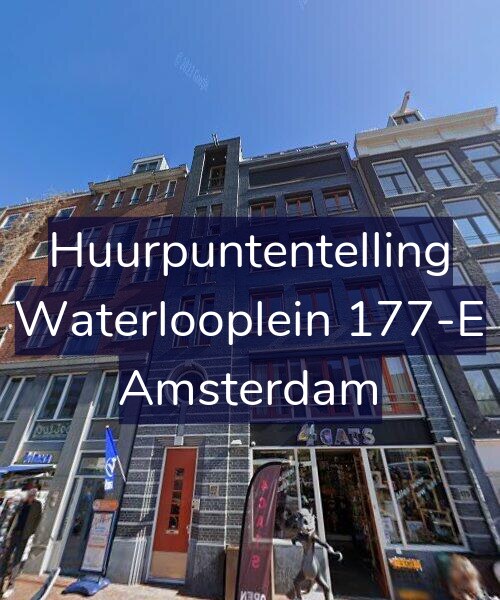 Foto gevel Huurpuntentelling voor Waterlooplein 177-E, Amsterdam