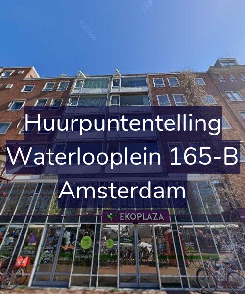 Foto gevel Huurpuntentelling voor Waterlooplein 165-B, Amsterdam