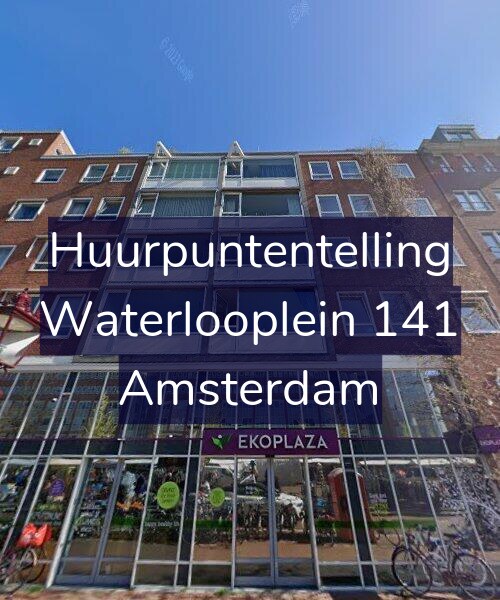 Foto gevel Huurpuntentelling voor Waterlooplein 141, Amsterdam