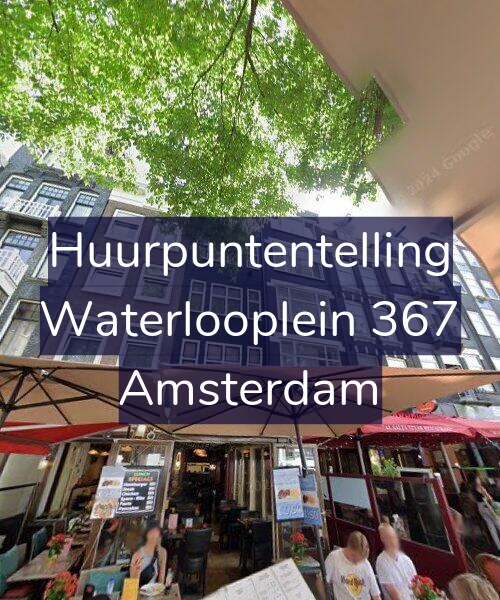Foto gevel Huurpuntentelling voor Waterlooplein 367, Amsterdam