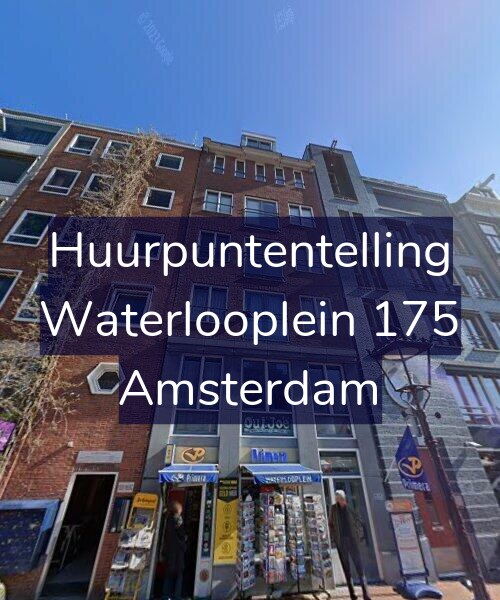 Foto gevel Huurpuntentelling voor Waterlooplein 175, Amsterdam