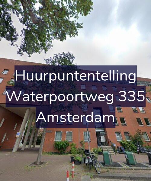Foto gevel Huurpuntentelling voor Waterpoortweg 335, Amsterdam