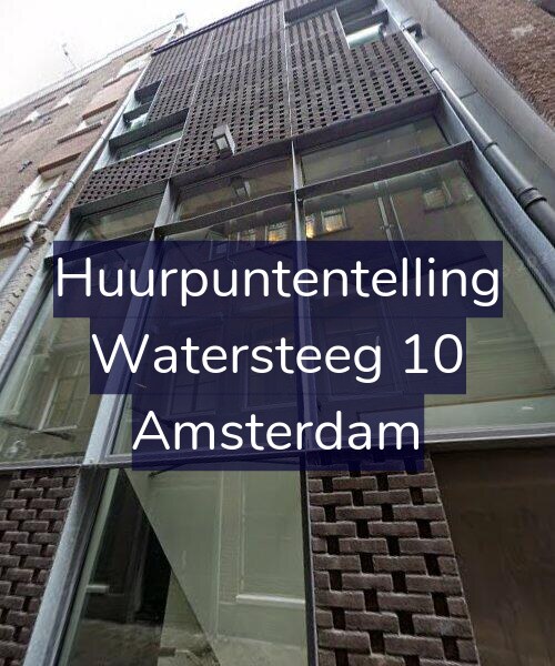 Foto gevel Huurpuntentelling voor Watersteeg 10, Amsterdam