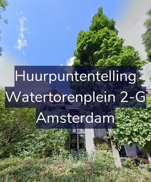 Foto gevel Huurpuntentelling voor Watertorenplein 2-G, Amsterdam