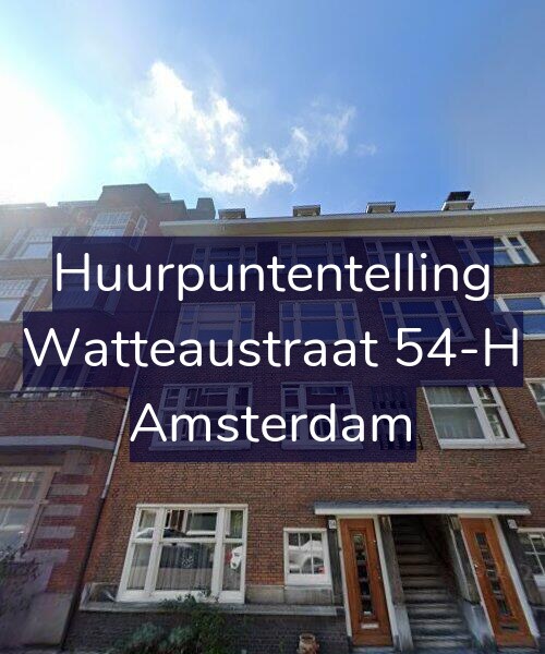 Foto gevel Huurpuntentelling voor Watteaustraat 54-H, Amsterdam
