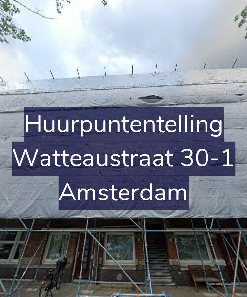 Foto gevel Huurpuntentelling voor Watteaustraat 30-1, Amsterdam