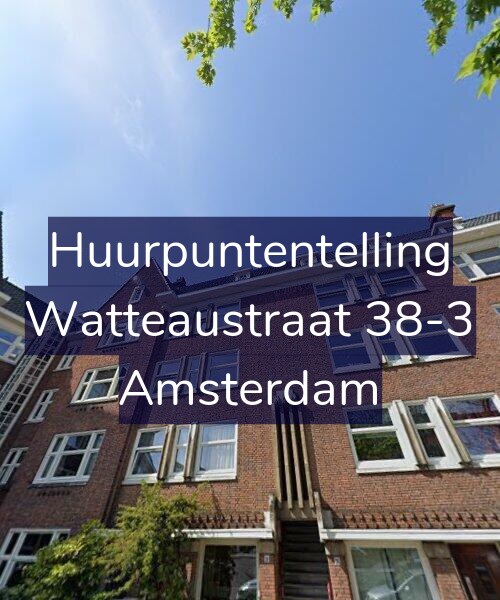 Foto gevel Huurpuntentelling voor Watteaustraat 38-3, Amsterdam