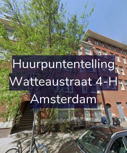 Foto gevel Huurpuntentelling voor Watteaustraat 4-H, Amsterdam