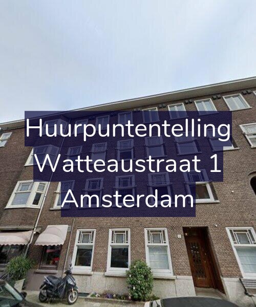 Foto gevel Huurpuntentelling voor Watteaustraat 1, Amsterdam