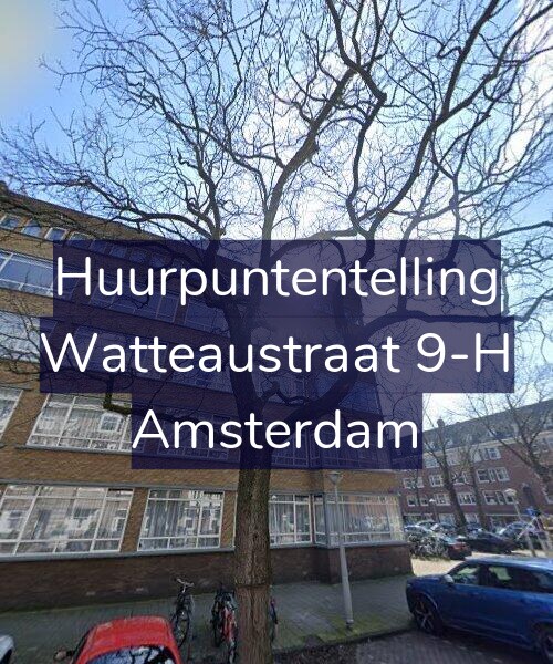 Foto gevel Huurpuntentelling voor Watteaustraat 9-H, Amsterdam