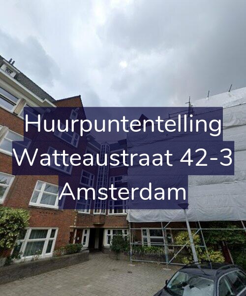 Foto gevel Huurpuntentelling voor Watteaustraat 42-3, Amsterdam