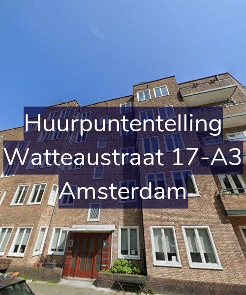 Foto gevel Huurpuntentelling voor Watteaustraat 17-A3, Amsterdam