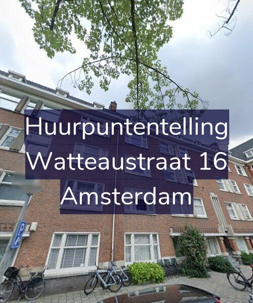 Foto gevel Huurpuntentelling voor Watteaustraat 16, Amsterdam