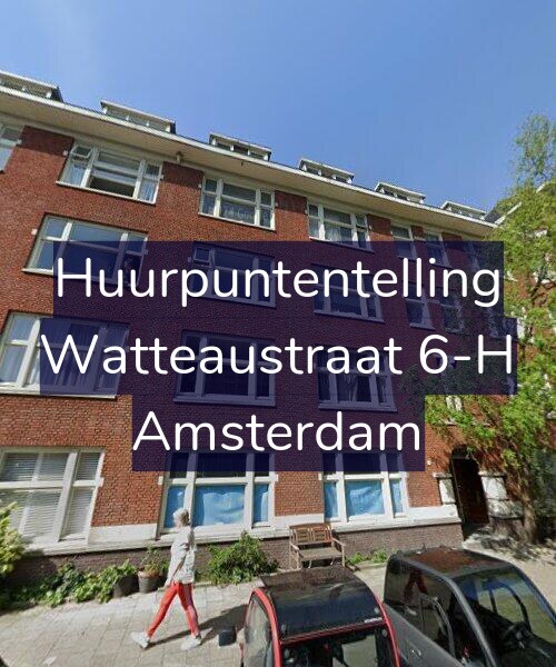 Foto gevel Huurpuntentelling voor Watteaustraat 6-H, Amsterdam