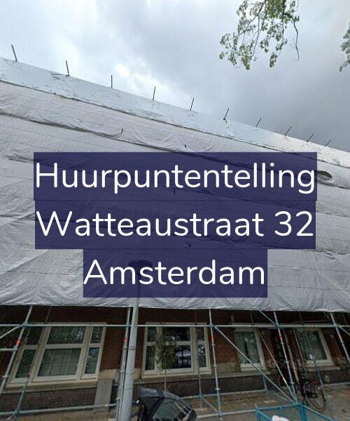 Foto gevel Huurpuntentelling voor Watteaustraat 32, Amsterdam
