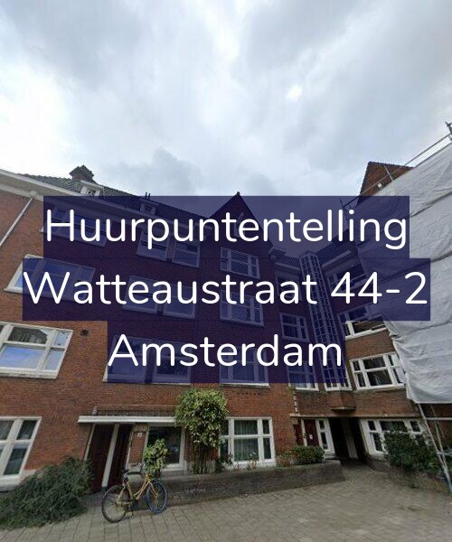 Foto gevel Huurpuntentelling voor Watteaustraat 44-2, Amsterdam