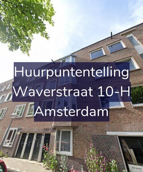 Foto gevel Huurpuntentelling voor Waverstraat 10-H, Amsterdam