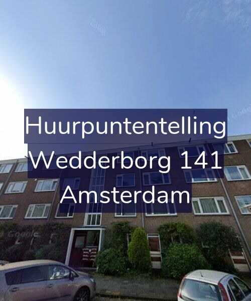 Foto gevel Huurpuntentelling voor Wedderborg 141, Amsterdam