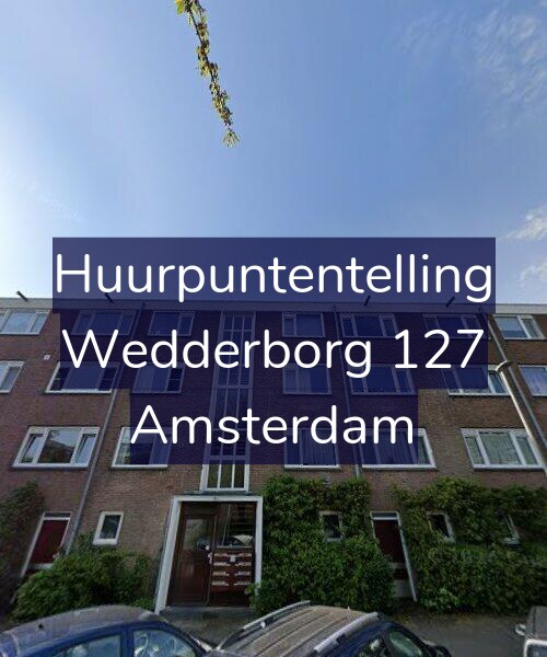 Foto gevel Huurpuntentelling voor Wedderborg 127, Amsterdam