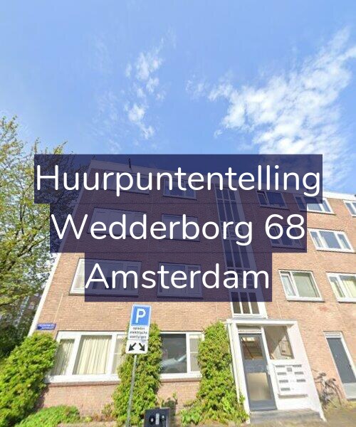 Foto gevel Huurpuntentelling voor Wedderborg 68, Amsterdam