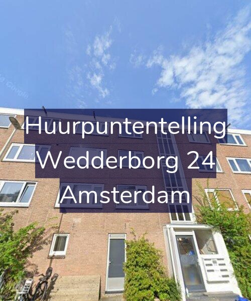 Foto gevel Huurpuntentelling voor Wedderborg 24, Amsterdam