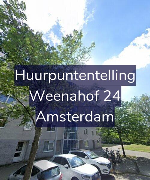 Foto gevel Huurpuntentelling voor Weenahof 24, Amsterdam