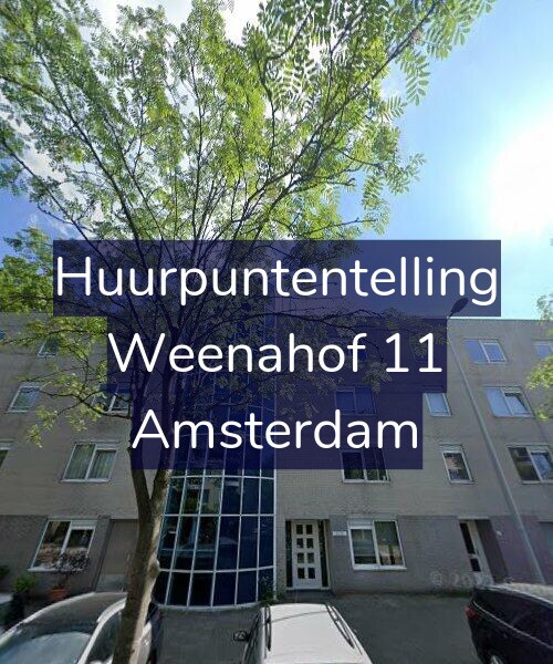 Foto gevel Huurpuntentelling voor Weenahof 11, Amsterdam