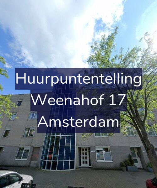 Foto gevel Huurpuntentelling voor Weenahof 17, Amsterdam