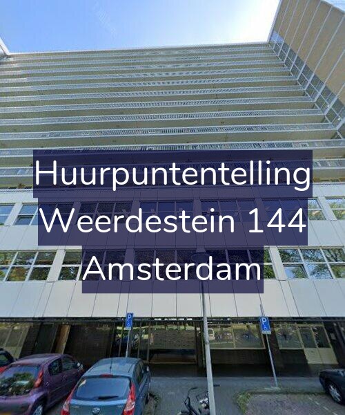 Foto gevel Huurpuntentelling voor Weerdestein 144, Amsterdam