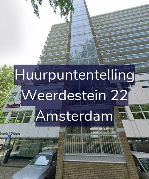 Foto gevel Huurpuntentelling voor Weerdestein 22, Amsterdam