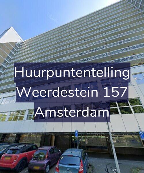 Foto gevel Huurpuntentelling voor Weerdestein 157, Amsterdam