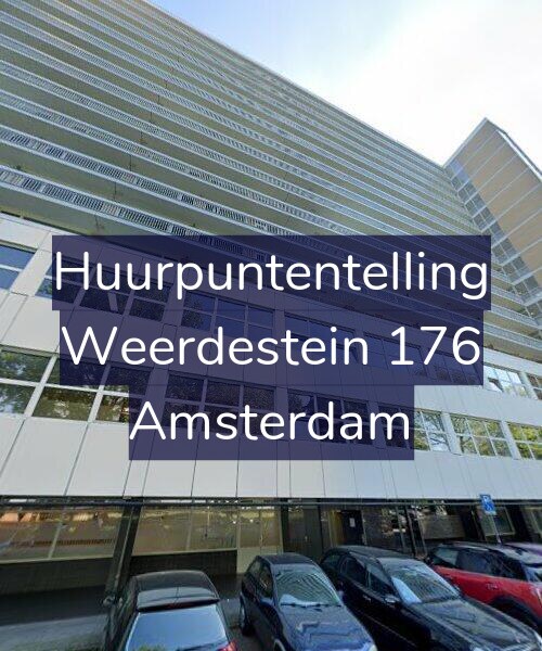 Foto gevel Huurpuntentelling voor Weerdestein 176, Amsterdam