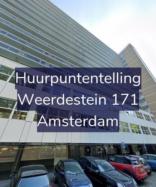 Foto gevel Huurpuntentelling voor Weerdestein 171, Amsterdam