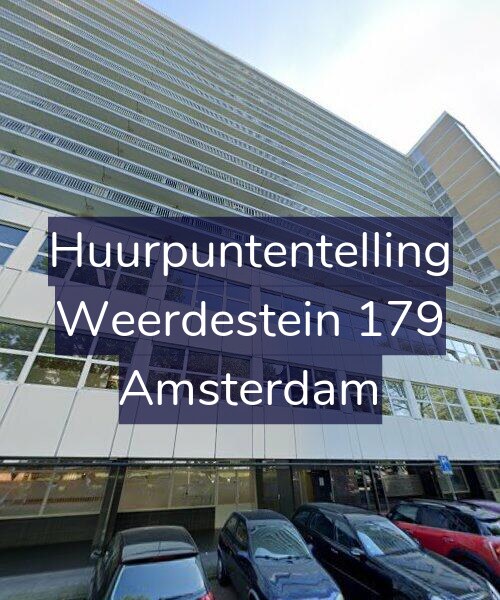 Foto gevel Huurpuntentelling voor Weerdestein 179, Amsterdam