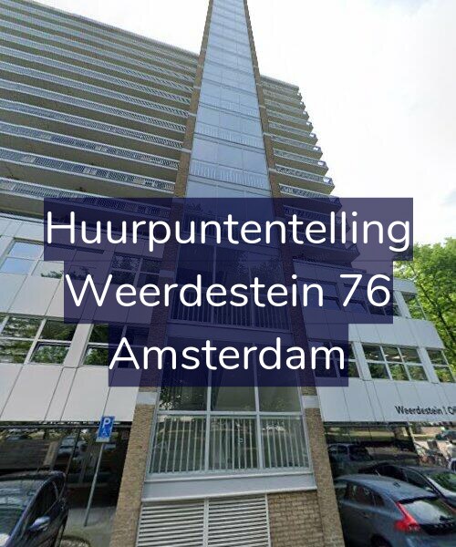 Foto gevel Huurpuntentelling voor Weerdestein 76, Amsterdam
